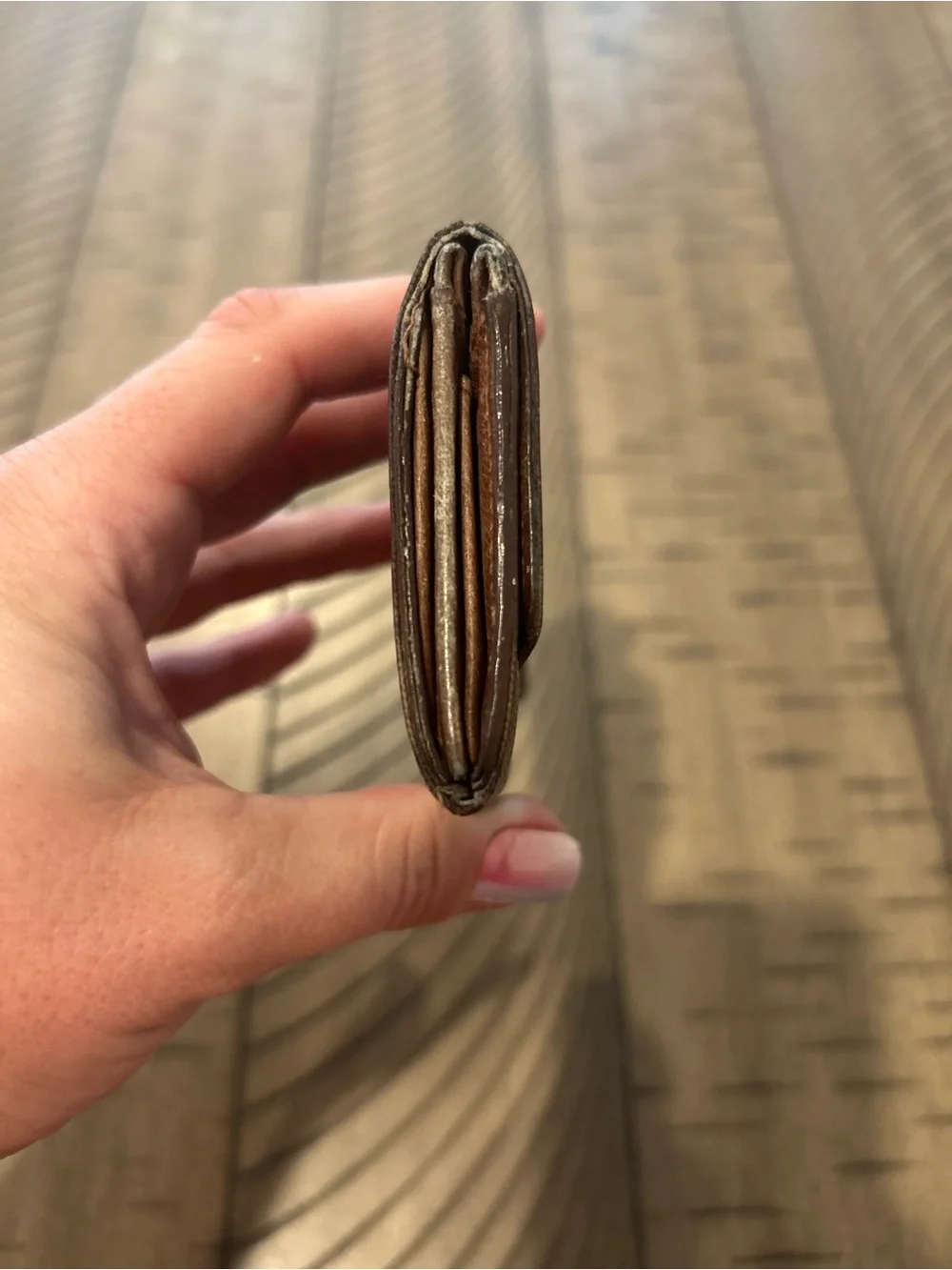 Louis Vuitton Brown Monogram Snap Card Holder